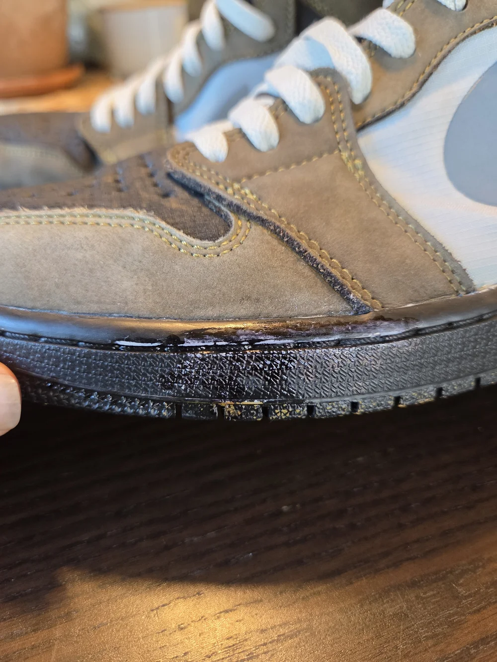 Air Jordan 1 Retro High Element Gore Tex Legend Coffee Brown Beige Sneakers 12